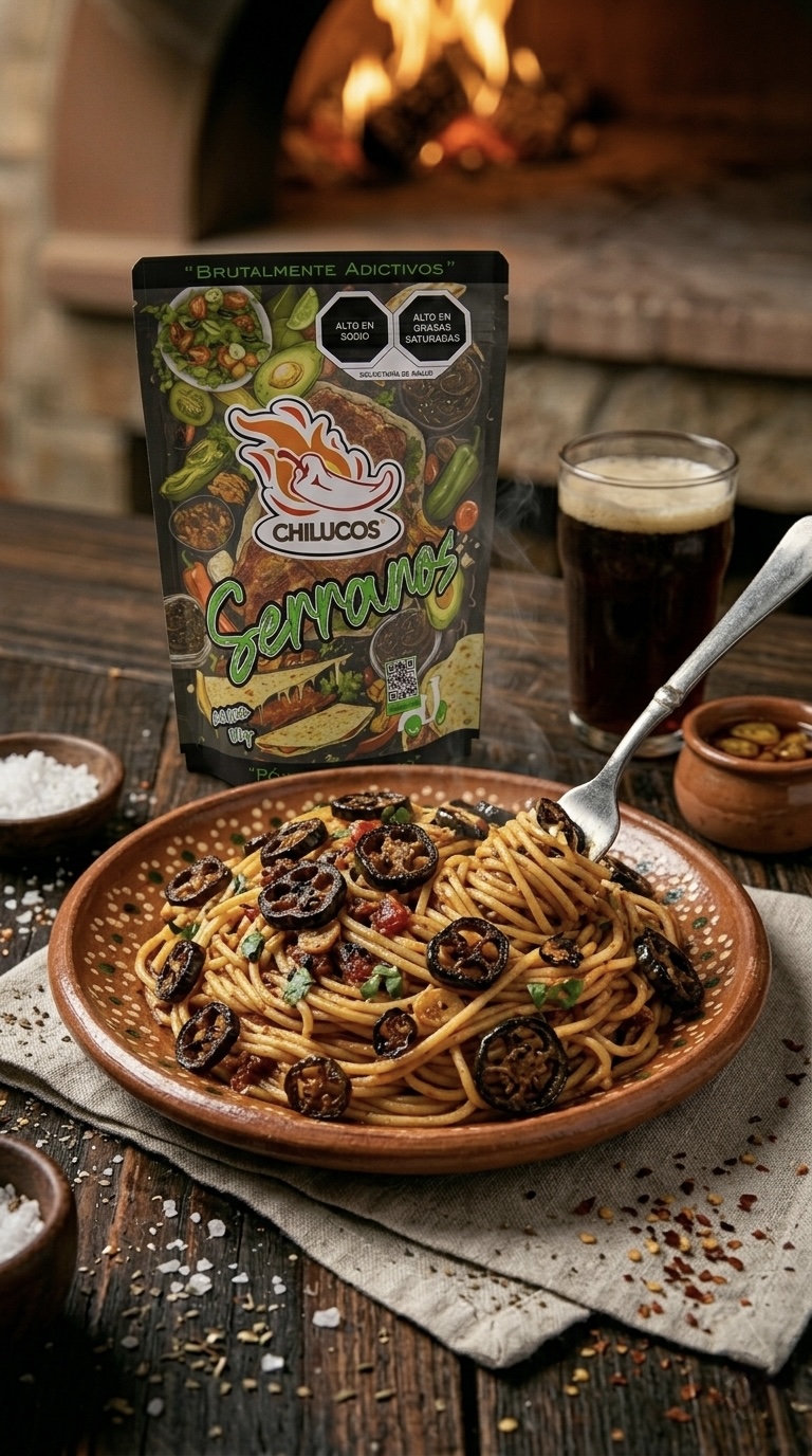 Pasta con Chilucos Serrano